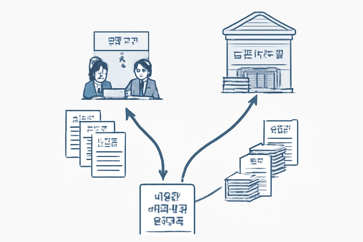 보험금 거절 통보 후 내부항소(빠른 절차)와 외부항소(독립적 판단) 두 경로를 비교하는 흐름도