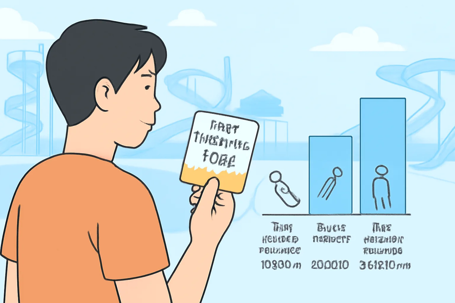 하루 1,000원대 물놀이 상해보험의 주요 보장 항목을 막대 높이로 비교한 이미지